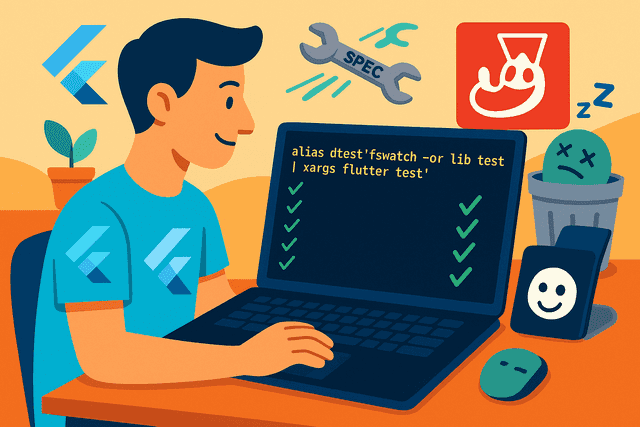 Automatically Trigger Dart Test Runs On File Changes